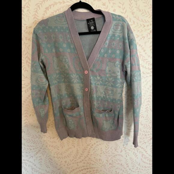 FALL CLEARANCE NWOT Hello Kitty Vintage Cardigan Sweater S - Picture 1 of 5